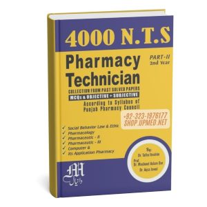 4000 NTS Pharmacy Technician past papers 2nd Year