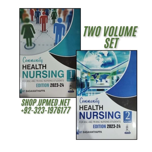 Community Health Nursing by BT Basavanthappa -TWO Volumes Set