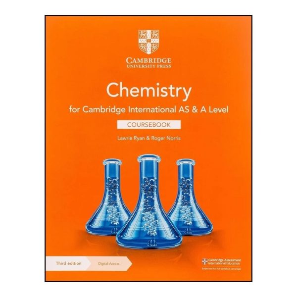 Cambridge International AS & A Level Chemistry Coursebook 3rd Edition Original with Digital Access