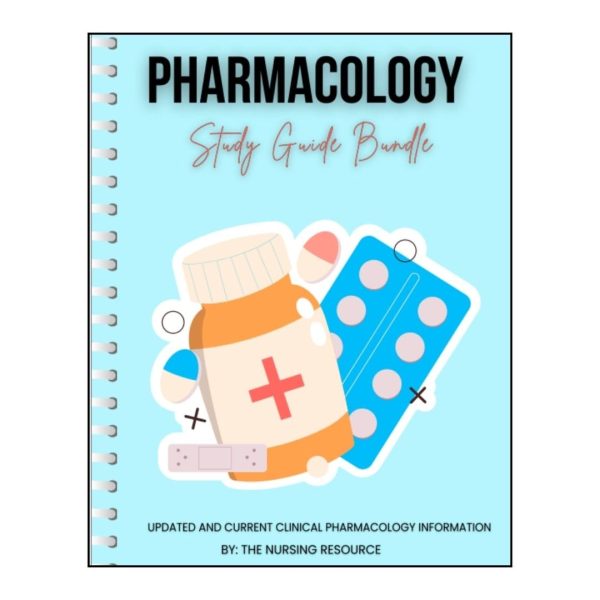 Pharmacology Study Guide Bundle for Nurses