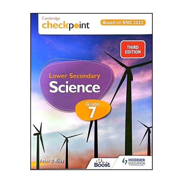 Cambridge Checkpoint Lower Secondary Science Textbook 7 SNC aligned, Pakistan Edition - Hodder Cambridge