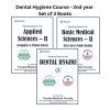 Dental Hygiene Course 2nd year Set of 3 Books