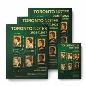 MCCQE Toronto Notes 2026 2027 Edition 3 Volume Set + Clinical Handbook