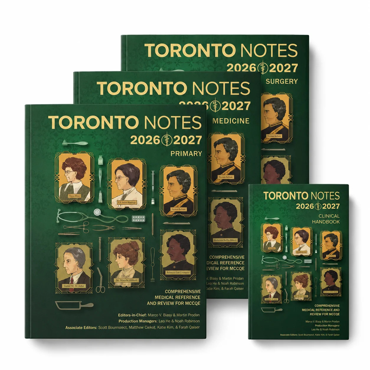 MCCQE Toronto Notes 2026 2027 Edition 3 Volume Set + Clinical Handbook 1 MCCQE Toronto Notes 2026 2027 Edition 3 Volume Set + Clinical Handbook