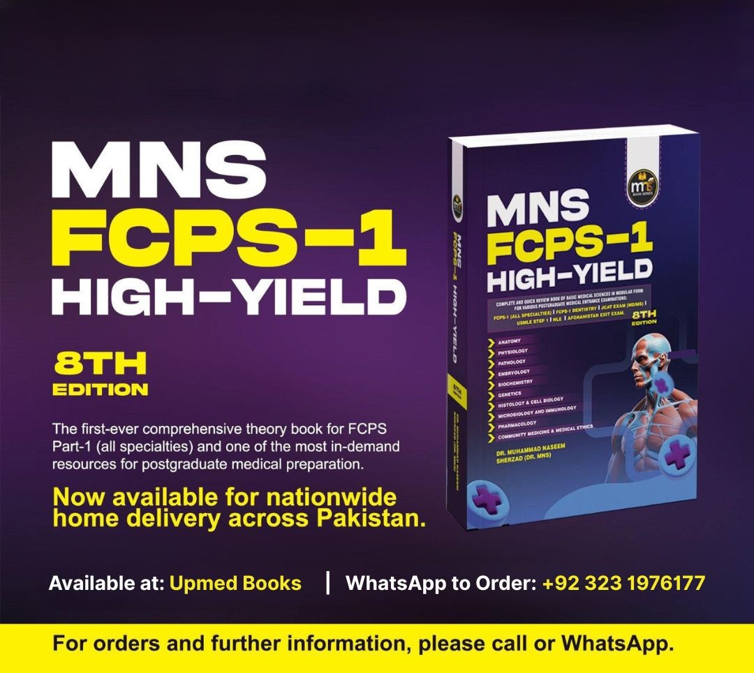 MNS FCPS-1 High Yield by Naseem Sherzad - 8th Edition 1 MNS FCPS-1 High Yield by Naseem Sherzad - 8th Edition