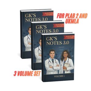 GK’s Notes 3.0 for PLAB 2 and UKMLA - 3 Volume Set