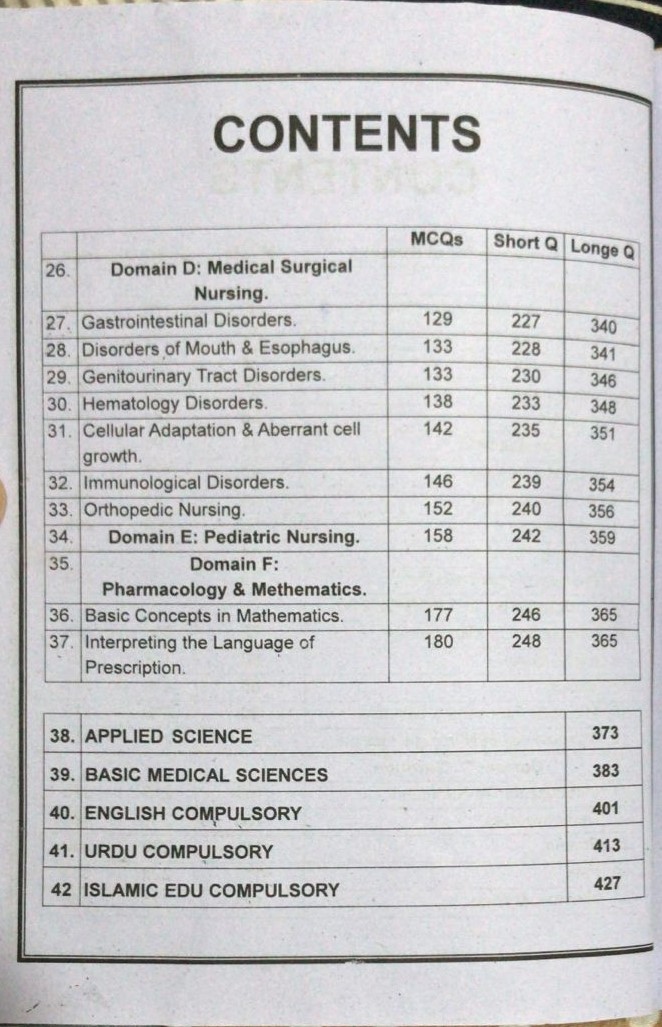 FSc Nursing Technique Model Papers for Class 11 3 FSc Nursing Technique Model Papers for Class 11 - Image 3