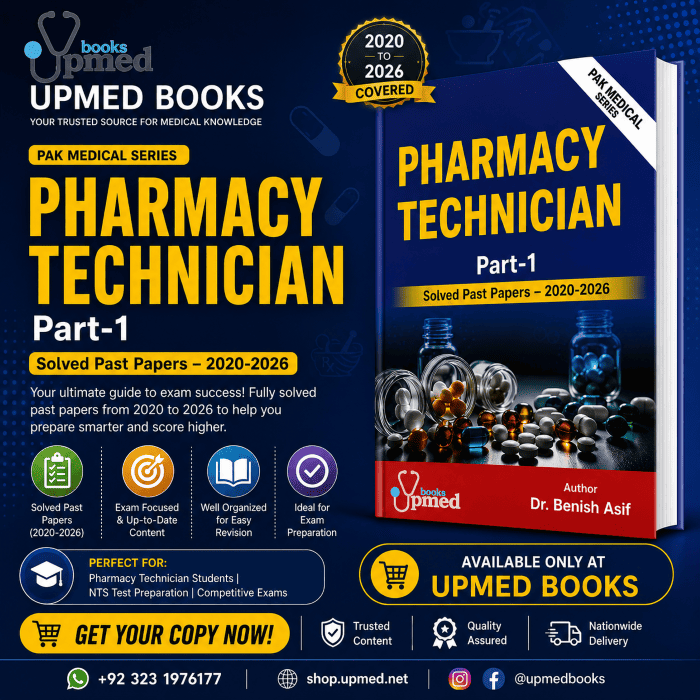 Pharmacy Technician Part 1 Solved Past Papers 2020-2026 1 Pharmacy Technician Part 1 Solved Past Papers 2020-2026