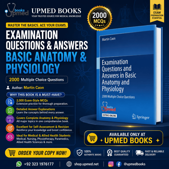 Examination Questions and Answers in Basic Anatomy and Physiology 1 Examination Questions and Answers in Basic Anatomy and Physiology