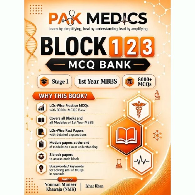 Pak Medics Block 1 2 3 MCQ Bank for 1st Year MBBS (Stage 1) 1 Pak Medics Block 1 2 3 MCQ Bank for 1st Year MBBS (Stage 1)